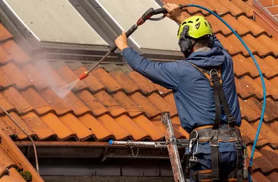 Démoussage et hydrofuge de toiture à Amécourt